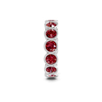 Platinum Dream Round Bezel Lab Diamond Eternity Ring (1 Ct. Tw.) left