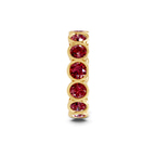 9ct Yellow Gold Dream Round Bezel Lab Diamond Eternity Ring (1 Ct. Tw.) left