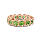 14ct Rose Gold Dream Round Bezel Lab Diamond Eternity Ring (1 Ct. Tw.) front image