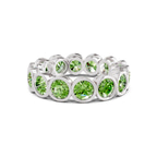 Platinum Dream Round Bezel Lab Diamond Eternity Ring (1 Ct. Tw.) front image