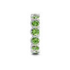Platinum Dream Round Bezel Lab Diamond Eternity Ring (1 Ct. Tw.) left