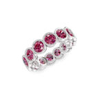 Platinum Dream Round Bezel Lab Diamond Eternity Ring (1 Ct. Tw.) right