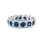 Platinum Dream Round Bezel Lab Diamond Eternity Ring (1 Ct. Tw.) front image