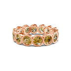 14ct Rose Gold Dream Round Bezel Lab Diamond Eternity Ring (1 Ct. Tw.) front image
