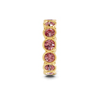14ct Yellow Gold Dream Round Bezel Lab Diamond Eternity Ring (1 Ct. Tw.) left