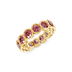 14ct Yellow Gold Dream Round Bezel Lab Diamond Eternity Ring (1 Ct. Tw.) right
