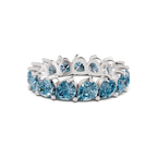 Platinum Danna Pear Lab Diamond Eternity Ring (2 Ct. Tw.) front image