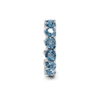 Platinum Danna Pear Lab Diamond Eternity Ring (2 Ct. Tw.) left