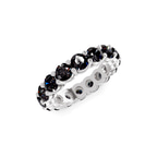 14ct White Gold Elysia Round Lab Diamond Eternity Ring (2 Ct. Tw.) side right image one