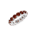 14kt White Gold Elysia Round Lab Diamond Eternity Ring (2 Ct. Tw.) side right image one