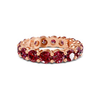 9ct Rose Gold Elysia Round Lab Diamond Eternity Ring (2 Ct. Tw.) front image
