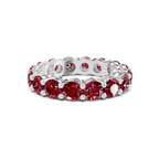14ct White Gold Elysia Round Lab Diamond Eternity Ring (2 Ct. Tw.) front image