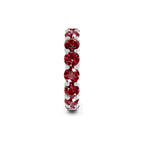 14ct White Gold Elysia Round Lab Diamond Eternity Ring (2 Ct. Tw.) standing product image one