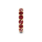 14ct Yellow Gold Elysia Round Lab Diamond Eternity Ring (2 Ct. Tw.) standing product image one