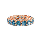 14kt Rose Gold Elysia Round Lab Diamond Eternity Ring (2 Ct. Tw.) front image