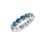 14kt White Gold Elysia Round Lab Diamond Eternity Ring (2 Ct. Tw.) side right image one