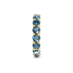 14kt Yellow Gold Elysia Round Lab Diamond Eternity Ring (2 Ct. Tw.) standing product image one
