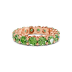 10kt Rose Gold Elysia Round Lab Diamond Eternity Ring (2 Ct. Tw.) front image