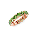 10kt Rose Gold Elysia Round Lab Diamond Eternity Ring (2 Ct. Tw.) side right image one