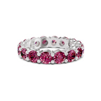 Platinum Elysia Round Lab Diamond Eternity Ring (2 Ct. Tw.) front image