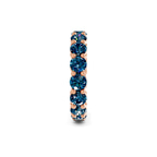 14kt Rose Gold Elysia Round Lab Diamond Eternity Ring (2 Ct. Tw.) standing product image one
