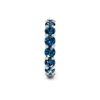 Platinum Elysia Round Lab Diamond Eternity Ring (2 Ct. Tw.) standing product image one