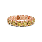 10kt Rose Gold Elysia Round Lab Diamond Eternity Ring (2 Ct. Tw.) front image