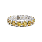 14kt White Gold Elysia Round Lab Diamond Eternity Ring (2 Ct. Tw.) front image