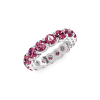 14kt White Gold Elysia Round Lab Diamond Eternity Ring (2 Ct. Tw.) side right image one