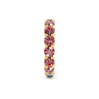 14kt Yellow Gold Elysia Round Lab Diamond Eternity Ring (2 Ct. Tw.) standing product image one