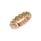 10kt Rose Gold Camila Oval Lab Diamond Eternity Ring (7 Ct. Tw.) side right image one