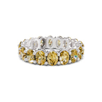 14kt White Gold Camila Oval Lab Diamond Eternity Ring (7 Ct. Tw.) front image