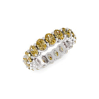14kt White Gold Camila Oval Lab Diamond Eternity Ring (7 Ct. Tw.) side right image one