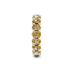 14kt Yellow Gold Camila Oval Lab Diamond Eternity Ring (7 Ct. Tw.) standing product image one