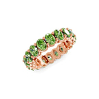 14kt Rose Gold Camila Oval Lab Diamond Eternity Ring (7 Ct. Tw.) side right image one