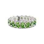 14kt White Gold Camila Oval Lab Diamond Eternity Ring (7 Ct. Tw.) front image