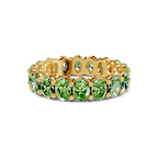 14kt Yellow Gold Camila Oval Lab Diamond Eternity Ring (7 Ct. Tw.) front image