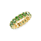14kt Yellow Gold Camila Oval Lab Diamond Eternity Ring (7 Ct. Tw.) side right image one