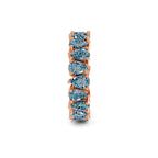 9ct Rose Gold Fable Pear Lab Diamond Eternity Ring (4 Ct. Tw.) left