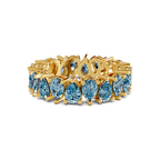 14ct Yellow Gold Fable Pear Lab Diamond Eternity Ring (4 Ct. Tw.) front image
