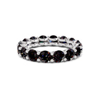 Platinum Neveah Round Lab Diamond Eternity Ring (3 Ct. Tw.) front image