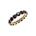 10kt Yellow Gold Neveah Round Lab Diamond Eternity Ring (3 Ct. Tw.) right
