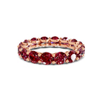 14kt Rose Gold Neveah Round Lab Diamond Eternity Ring (3 Ct. Tw.) front image