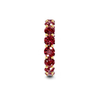 10kt Yellow Gold Neveah Round Lab Diamond Eternity Ring (3 Ct. Tw.) left