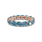 14kt Rose Gold Neveah Round Lab Diamond Eternity Ring (3 Ct. Tw.) front image