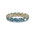 10kt Yellow Gold Neveah Round Lab Diamond Eternity Ring (3 Ct. Tw.) front image