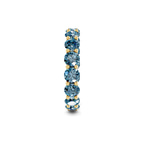 10kt Yellow Gold Neveah Round Lab Diamond Eternity Ring (3 Ct. Tw.) left