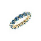 10kt Yellow Gold Neveah Round Lab Diamond Eternity Ring (3 Ct. Tw.) right