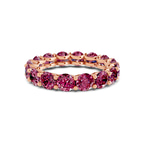 14kt Rose Gold Neveah Round Lab Diamond Eternity Ring (3 Ct. Tw.) front image