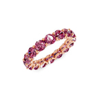 14kt Rose Gold Neveah Round Lab Diamond Eternity Ring (3 Ct. Tw.) right